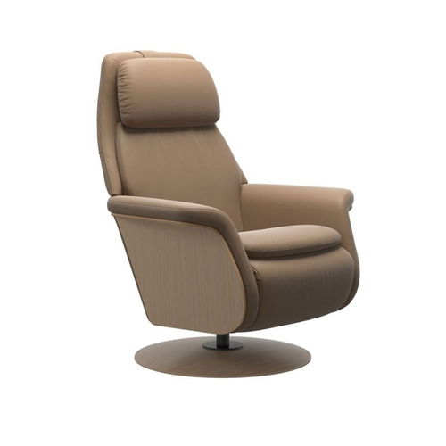 Stressless Sessel Sam mit Holz in Leder Paloma