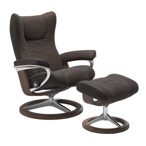 Stressless Sessel Wing Signature in Leder Batick