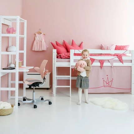 Hoppekids Princess Vorhang für Etagen- und Halbhochbett 90x200 cm