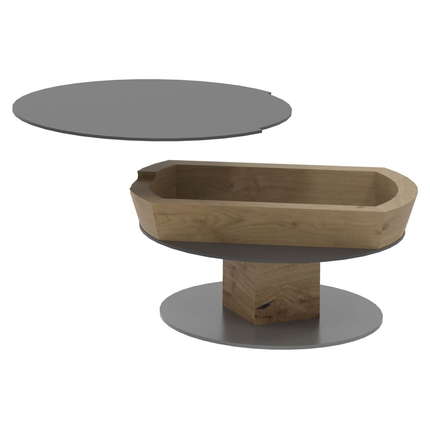 Voglauer Couchtisch rund D 80 Vrock ROCR80