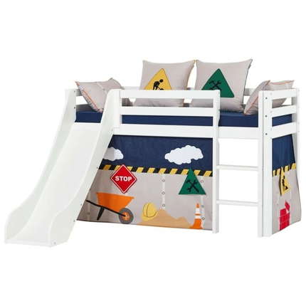Hoppekids Construction Vorhang für Etagen-/Halbhochbett 70x160 cm