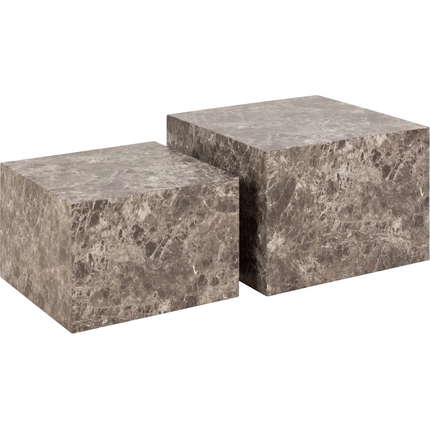 Actona Couchtisch 2er-Set Dice quadratisch