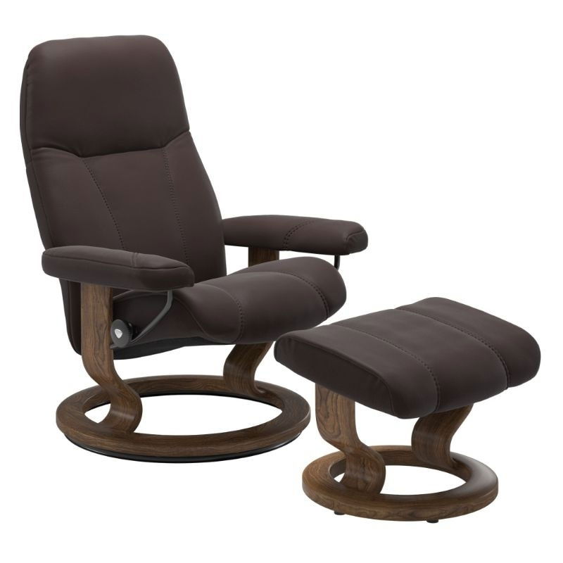 Stressless Consul M 2024 Sessel Relaxsessel Fernsehsessel Leder Braun