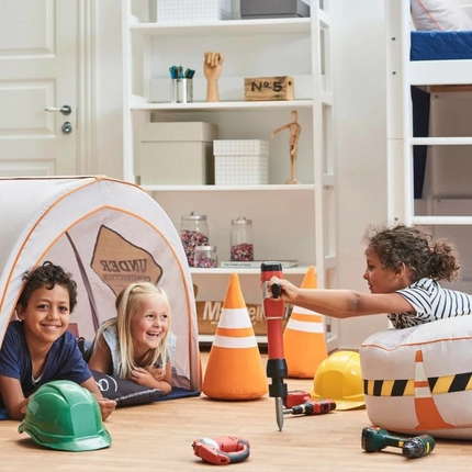 Hoppekids Construction Sitzsack 75x23 cm