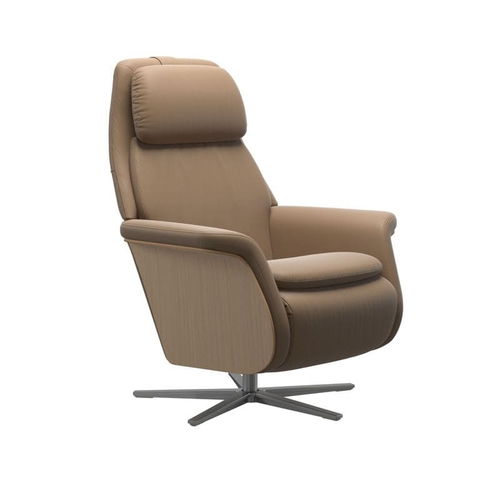 Stressless Sessel Sam mit Holz in Leder Paloma